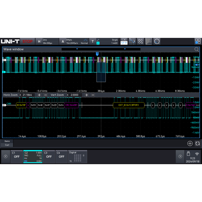 MSO2000X-CAN - Automotive SerialBusTrigger Analysis Opt