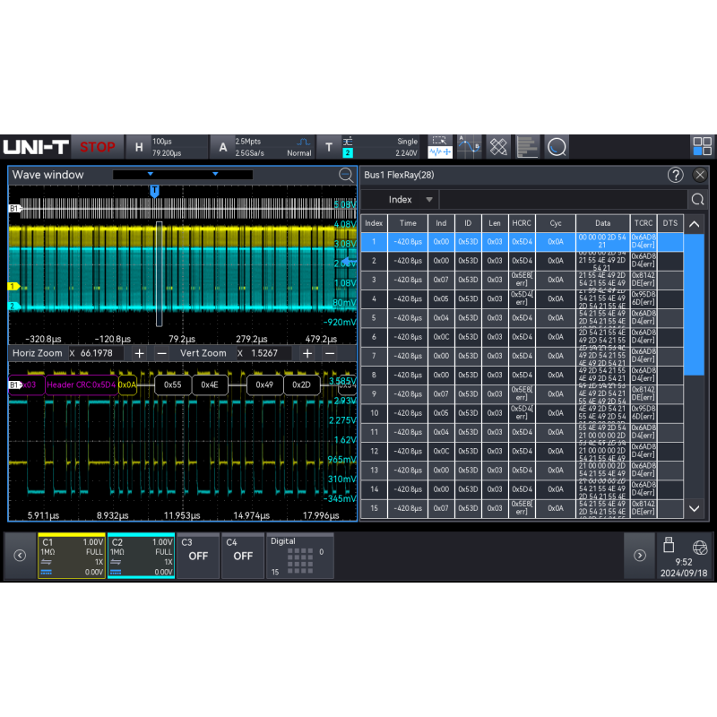 MSO2000X-FLEX - Automotive Serial Bus TriggerAnalysis Op
