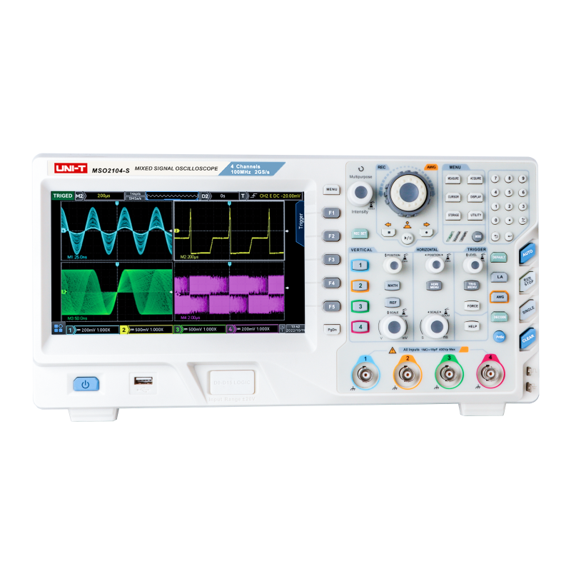 MSO2104-S - Oscilloscopio100MHz 4+16 CH 2CH 50MHzAFG