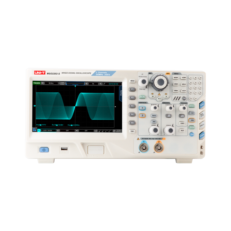 MSO2202-S - Oscilloscopio200MHz 2+16 CH 2CH 50MHzAFG