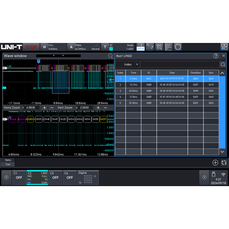 MSO3000X-LIN - AutomotiveSerial Bus TriggerAnalysis Opt