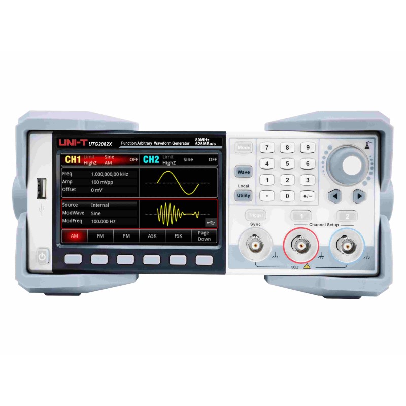 UTG2082X - Gen. forme d'onda 80MHz 2CH 625MS/s UTG2082X - Gen. forme d'onda 80MHz 2CH 625MS/s