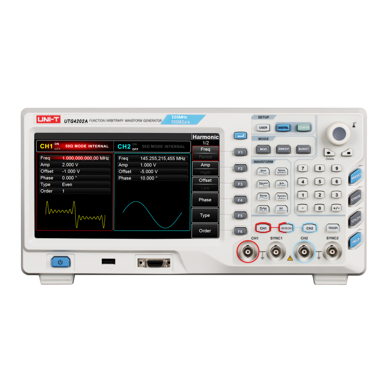 UTG4202A - Generatore forme d'onda 200MHz  2CH