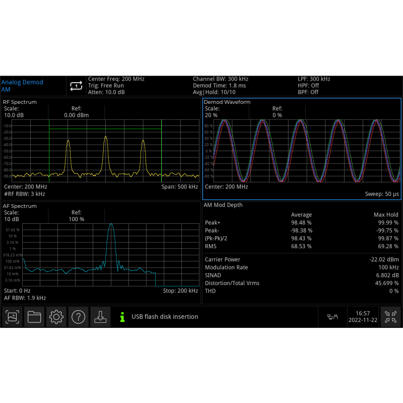 UTS3000A-AMA - Analog demodulation measuropt UTS3000a UTS3000A-AMA - Analog demodulation measuropt UTS3000a