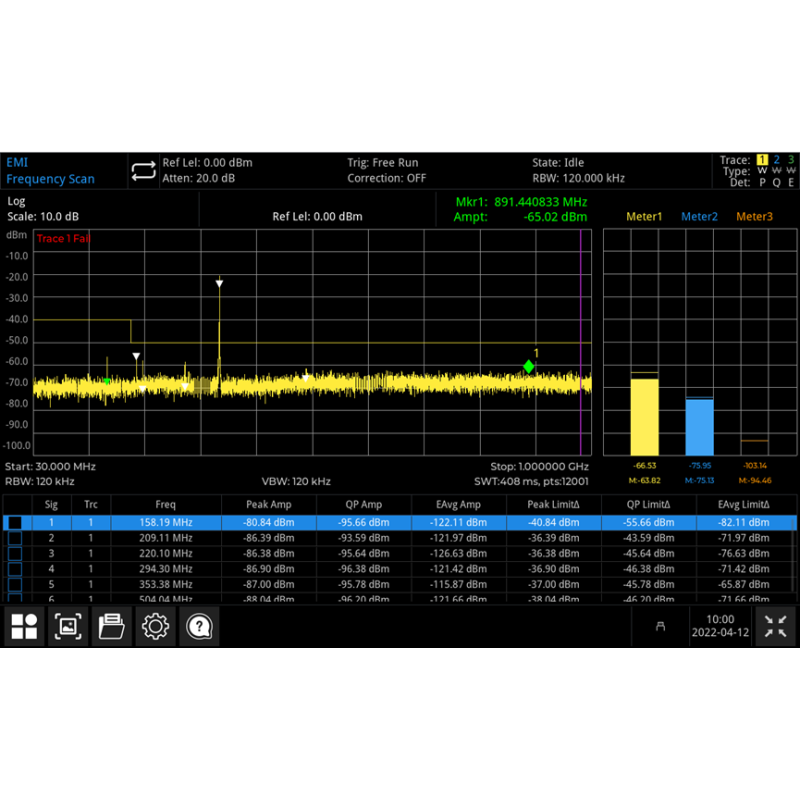 UTS3000A-EMI - EMI Measurement opt UTS3000Aseries UTS3000A-EMI - EMI Measurement opt UTS3000Aseries