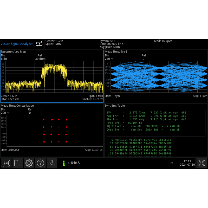 UTS3000A-VSA - Dig demodulation analysis opt UTS3000A UTS3000A-VSA - Dig demodulation analysis opt UTS3000A