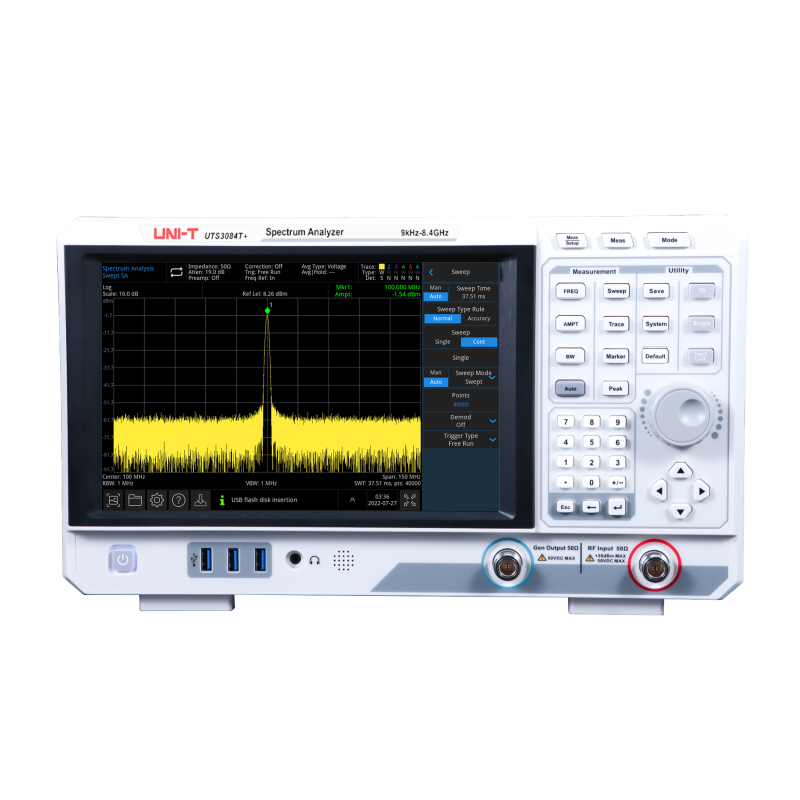 UTS3032T+ - Analizzatore di spettro 9kHz~3.2GHz UTS3032T+ - Analizzatore di spettro 9kHz~3.2GHz