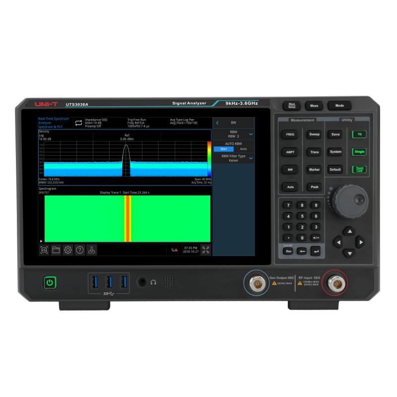 UTS3036A - Analizzatore di spettro 9kHz~3.6GHz UTS3036A - Analizzatore di spettro 9kHz~3.6GHz