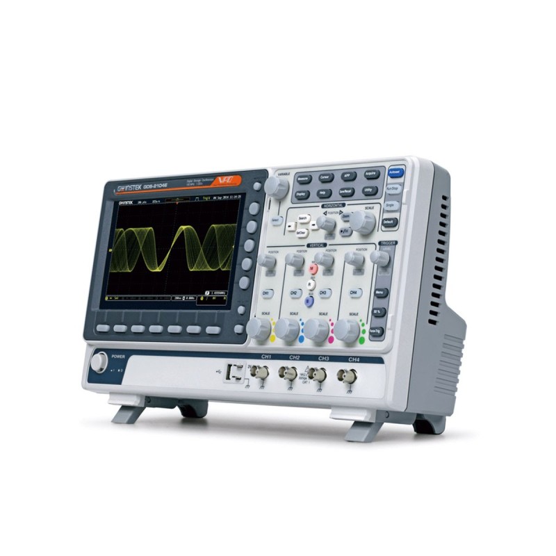 GDS-2104E - Oscilloscopio 100 MHz, 4 ch GDS-2104E - Oscilloscopio 100 MHz, 4 ch