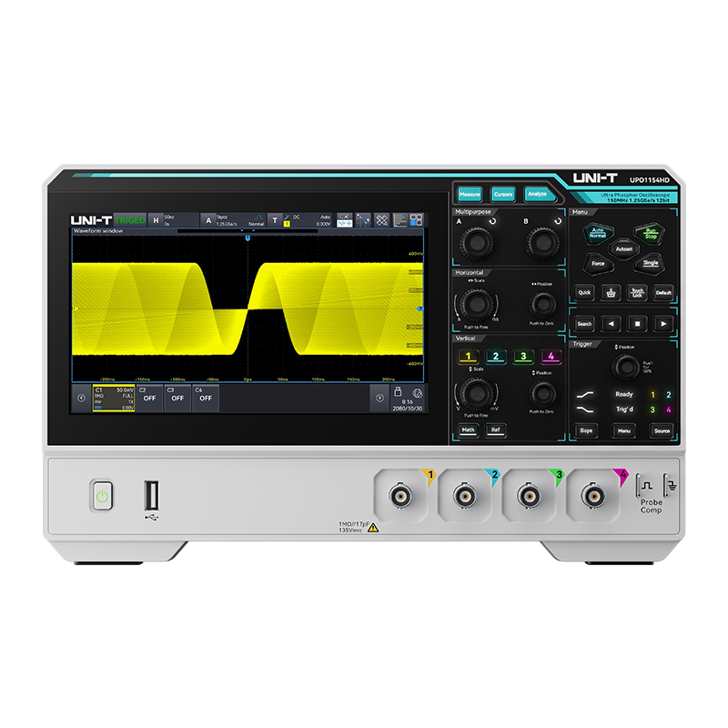 UPO1154HD - Oscilloscopio HR 150MHz 12bit 4CH UPO1154HD - Oscilloscopio HR 150MHz 12bit 4CH