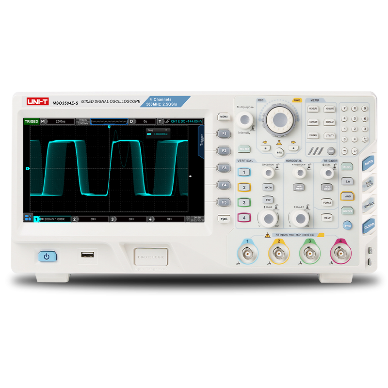 MSO3504E - Oscilloscopio 500 MHz 4+16 CH 8" MSO3504E - Oscilloscopio 500 MHz 4+16 CH 8"