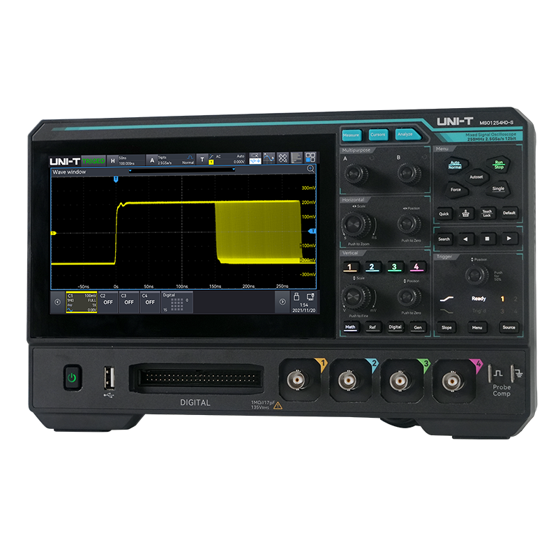 MSO1254HD - Oscilloscopio 250Mhz  12bit  4+16CH